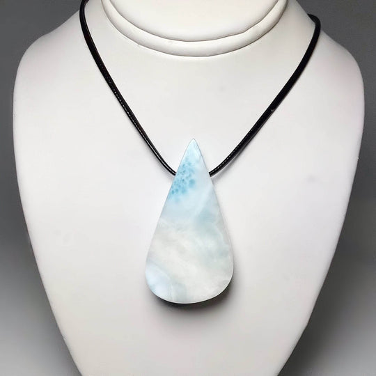 Larimar Drilled Pendant - Rocks and Gems Canada