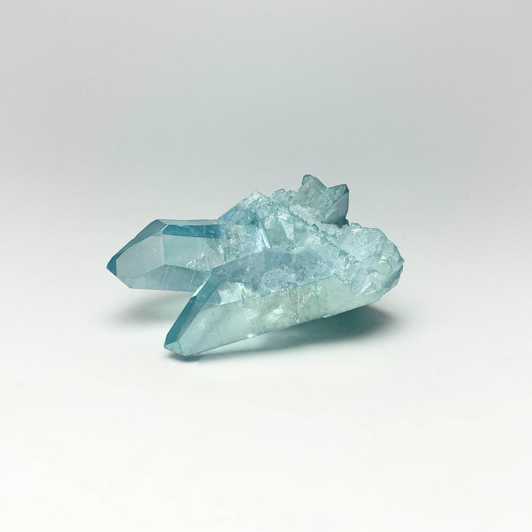 Aqua Aura Quartz Cluster - Rocks and Gems Canada