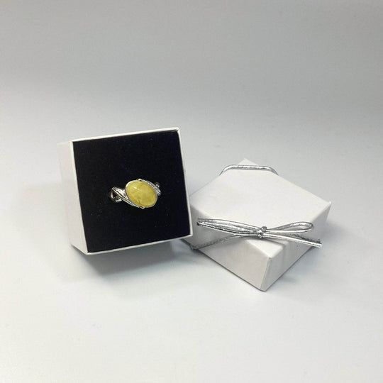 Butterscotch Amber Ring - Rocks and Gems Canada