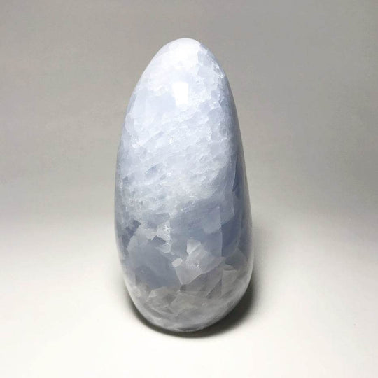Blue Calcite Stand Up - Rocks and Gems Canada