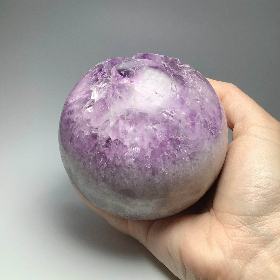 Amethyst Geode Sphere - Rocks and Gems Canada