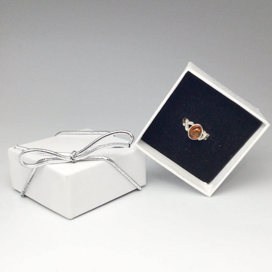 Cognac Amber Ring - Small Sizes - Rocks and Gems Canada