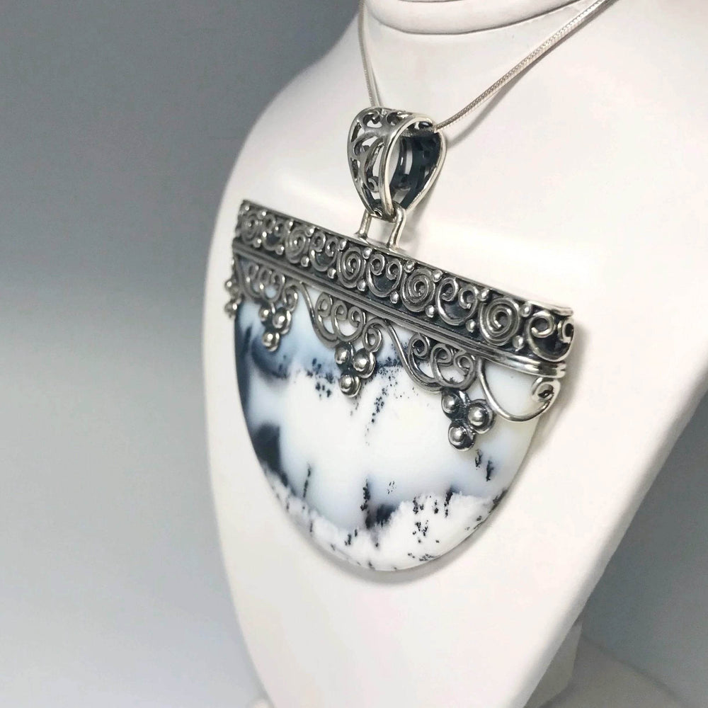Dendritic Opal Pendant - Rocks and Gems Canada