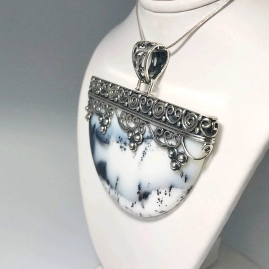 Dendritic Opal Pendant - Rocks and Gems Canada