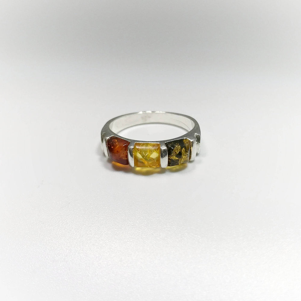 Mixed Amber Ring - Rocks and Gems Canada