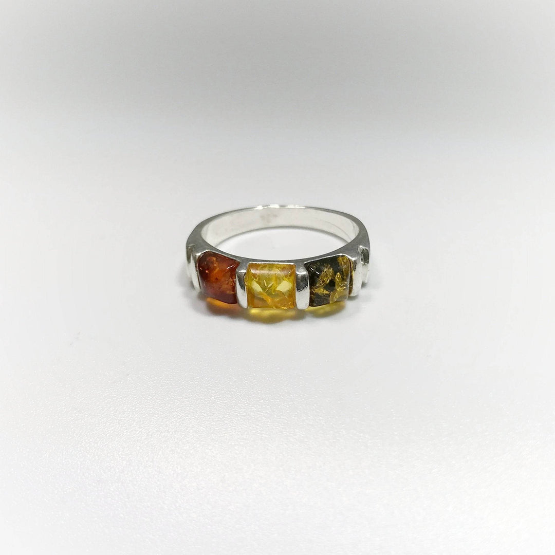 Mixed Amber Ring - Rocks and Gems Canada