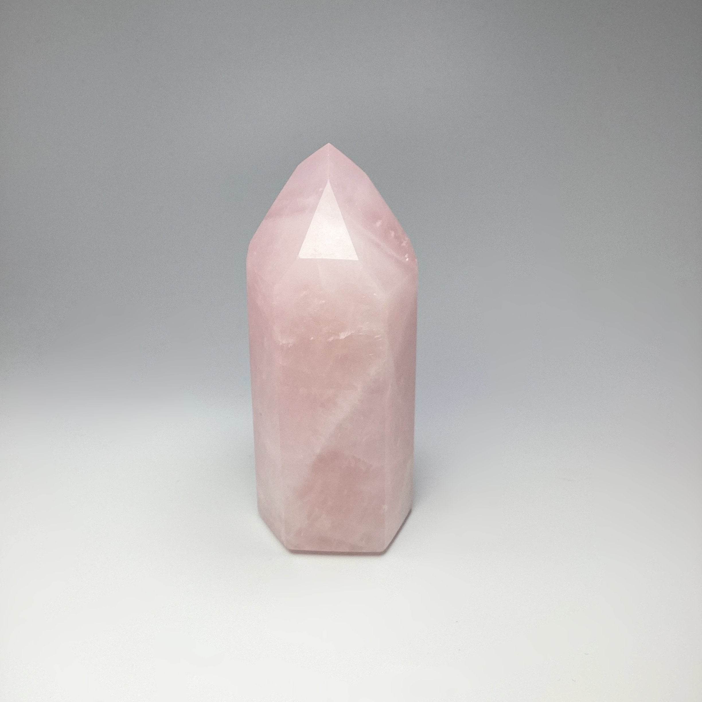 Rose Quartz Point - Rocks and Gems Canada
