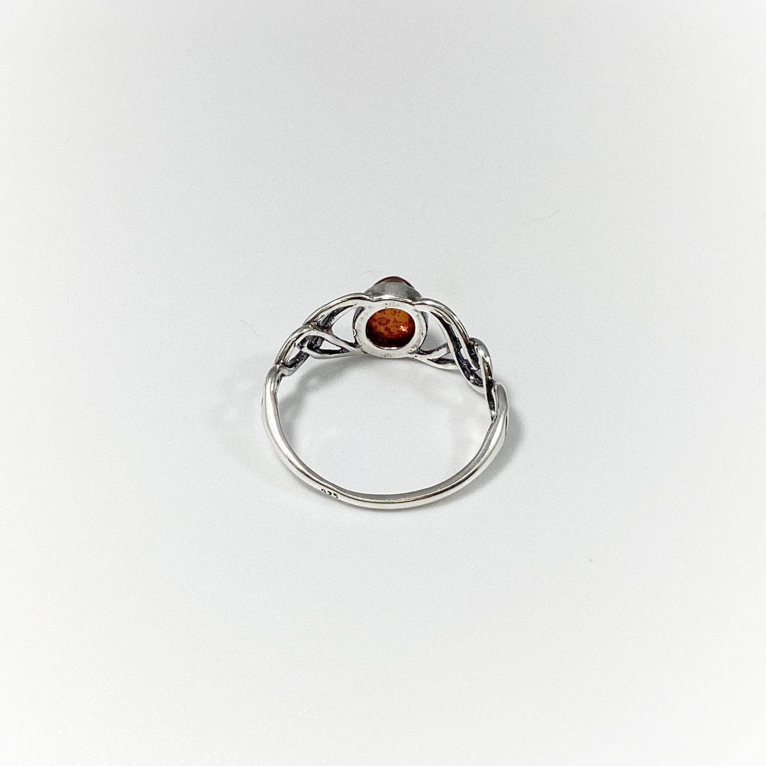 Cognac Amber Ring - Rocks and Gems Canada