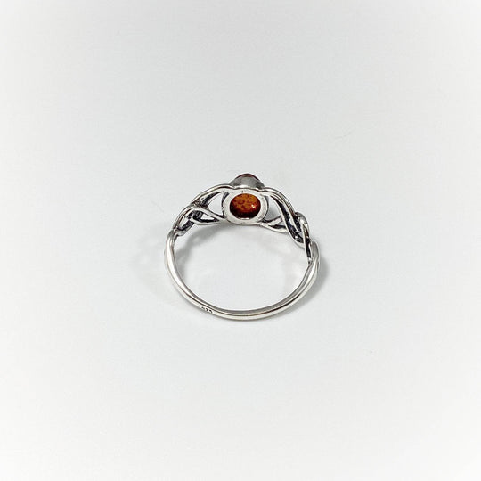 Cognac Amber Ring - Rocks and Gems Canada