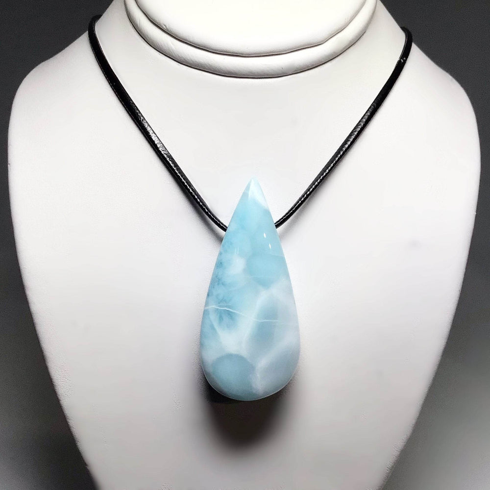 Larimar Drilled Pendant - Rocks and Gems Canada