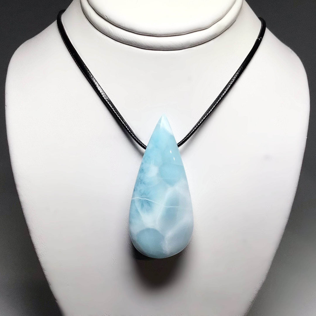 Larimar Drilled Pendant - Rocks and Gems Canada