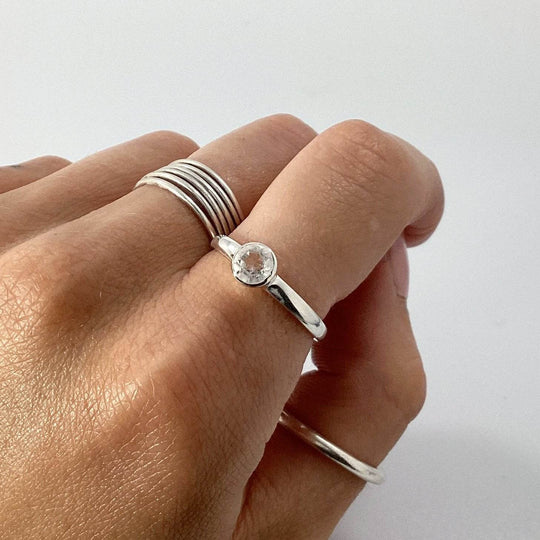Clear Quartz Ring - Rocks and Gems Canada