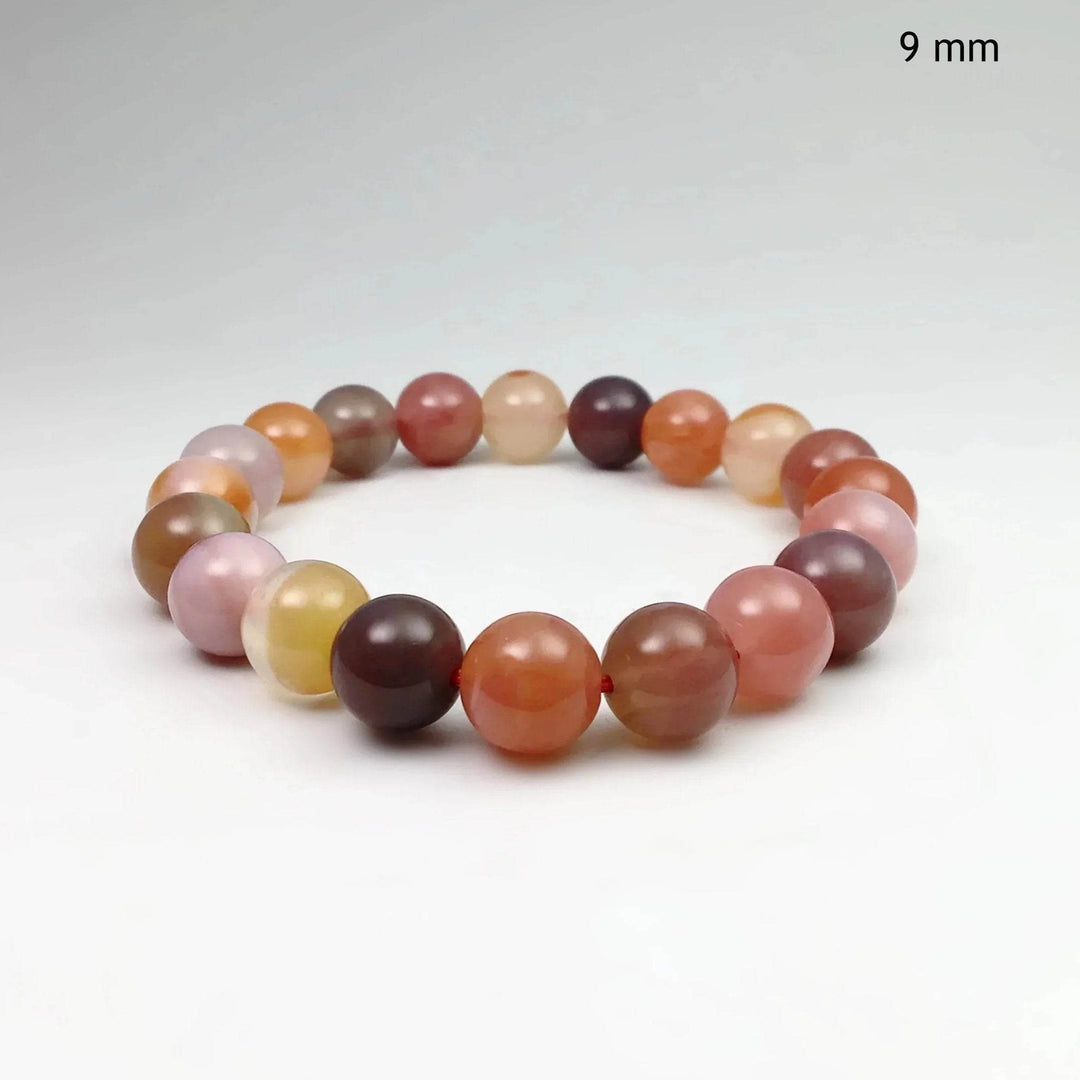 Moon Chalcedony Beaded Bracelet - Rocks and Gems Canada