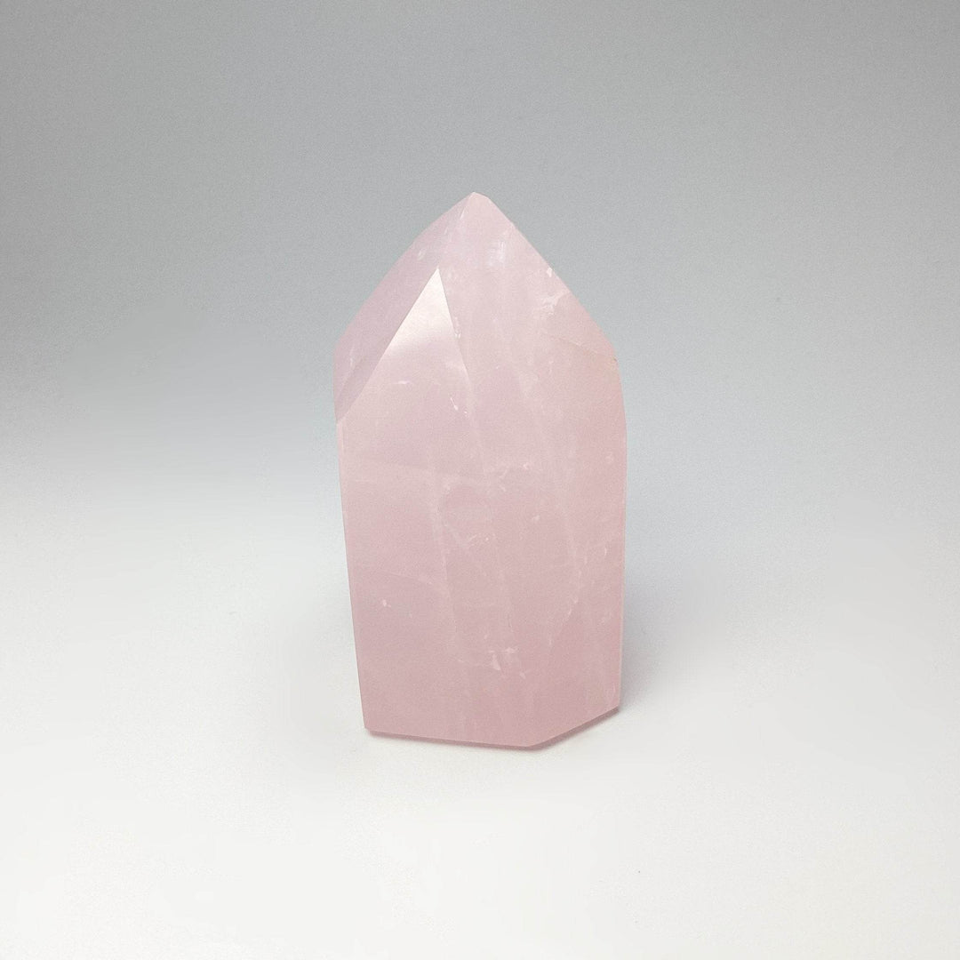 Rose Quartz Point - Rocks and Gems Canada