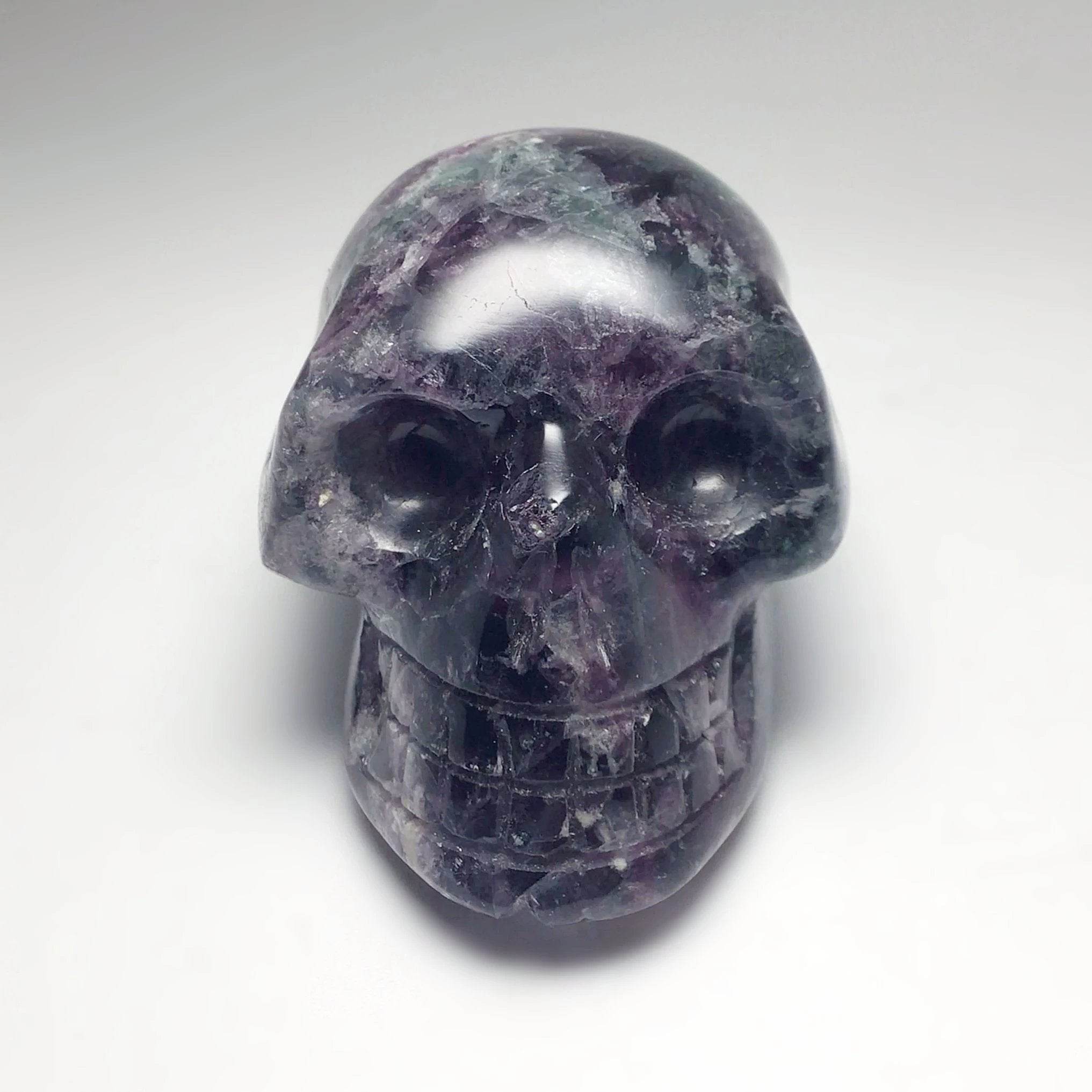 Carved Fluorite Skull - Rocks and Gems Canada