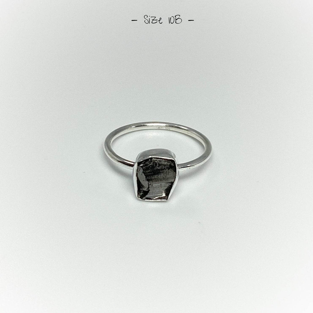 Raw Elite Shungite Ring - Rocks and Gems Canada