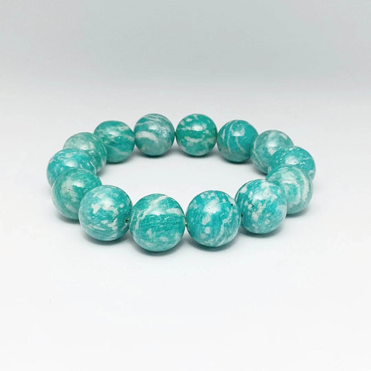 Striped Amazonite Beaded Bracelet - Rocks and Gems Canada