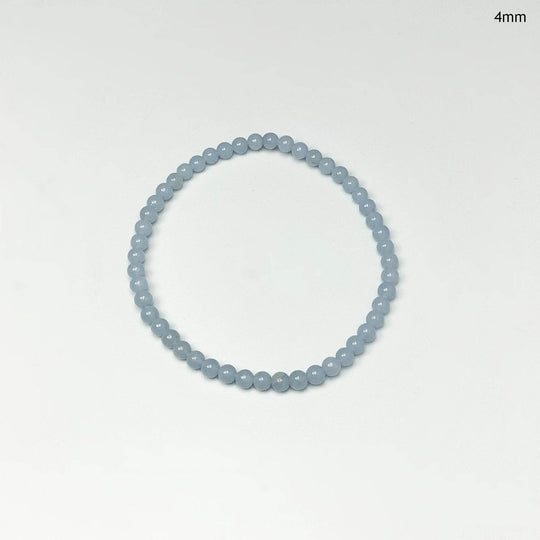 Angelite Beaded Bracelet - Rocks and Gems Canada