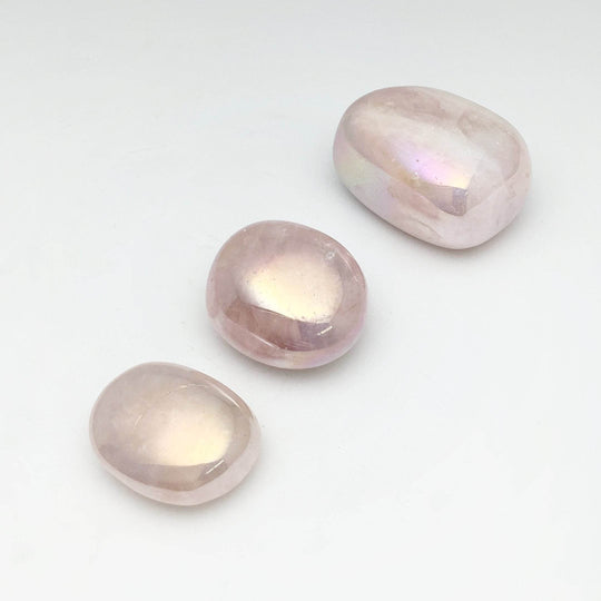 Opalescent Rose Quartz Tumble - Rocks and Gems Canada
