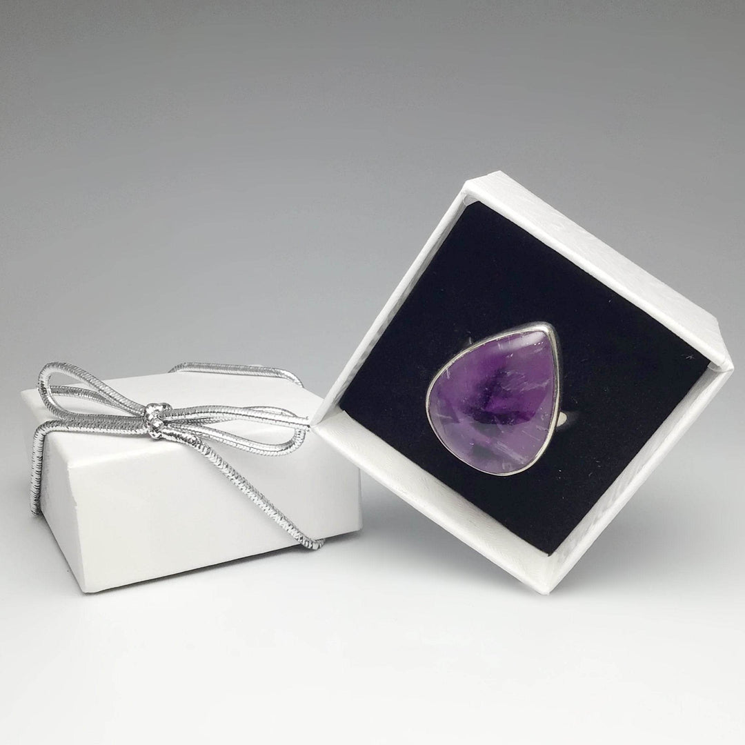 Trapiche Amethyst Ring - Rocks and Gems Canada