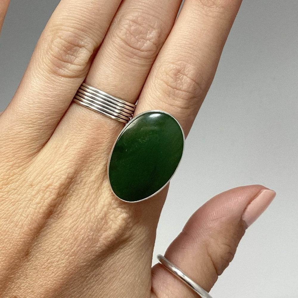 Canadian Jade Ring - Rocks and Gems Canada