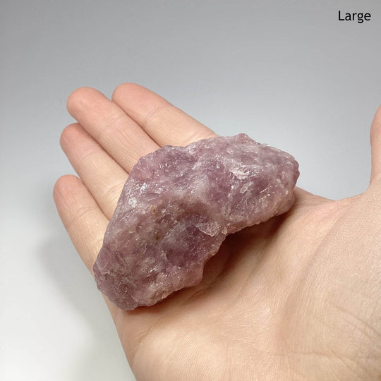Guava Rose Quartz Rough Chunk - Rocks and Gems Canada