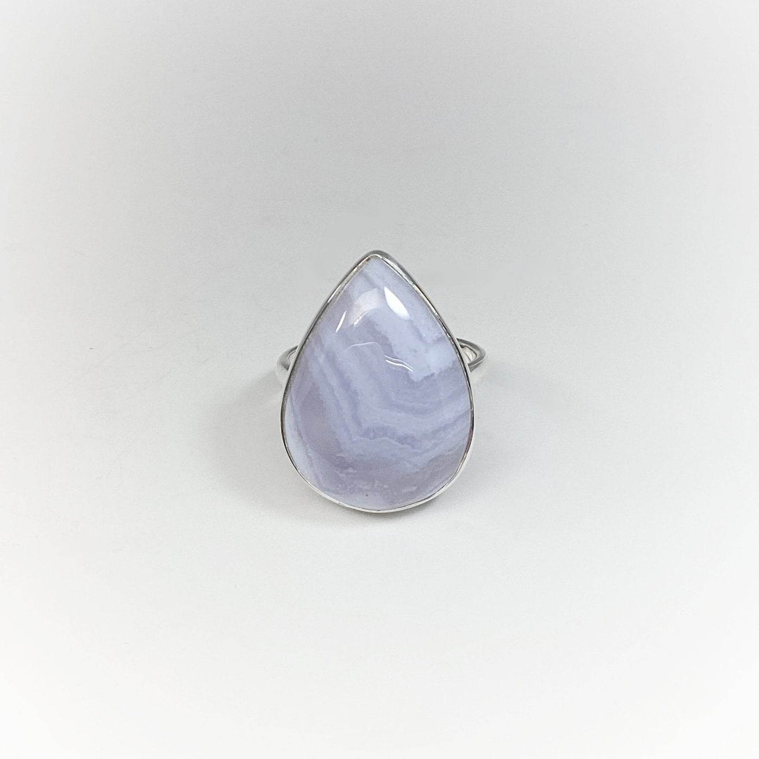 Blue Lace Agate Ring - Rocks and Gems Canada