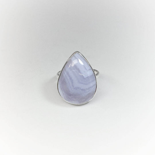 Blue Lace Agate Ring - Rocks and Gems Canada
