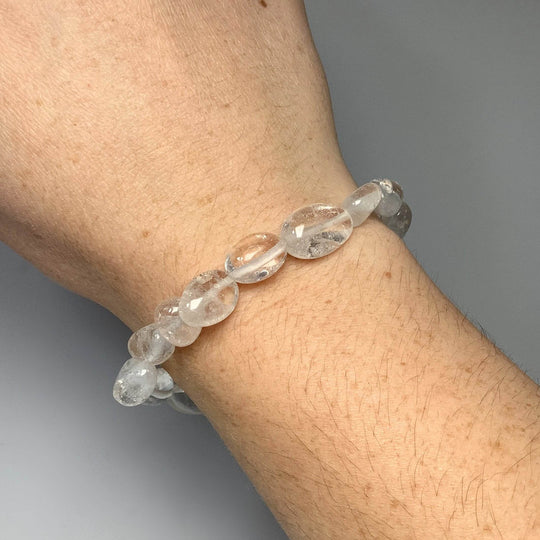 Quartz Nugget Beaded Bracelet - Rocks and Gems Canada