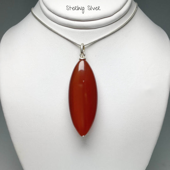 Carnelian Agate Pendant - Rocks and Gems Canada
