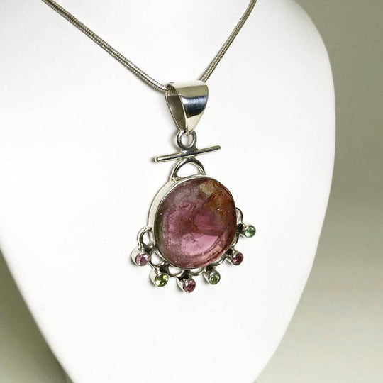 Mixed Tourmaline Pendant - Rocks and Gems Canada