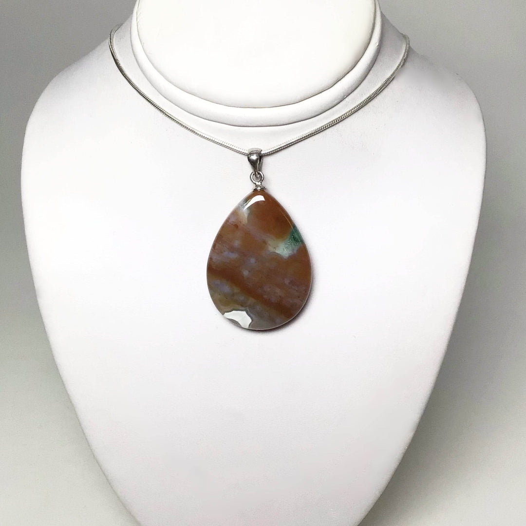 Ocean Jasper Pendant - Rocks and Gems Canada