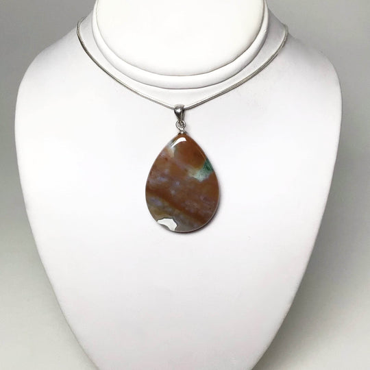 Ocean Jasper Pendant - Rocks and Gems Canada