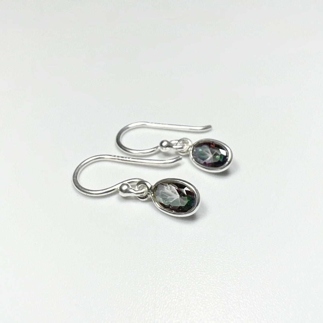 Mystic Topaz Dangle Earrings - Rocks and Gems Canada