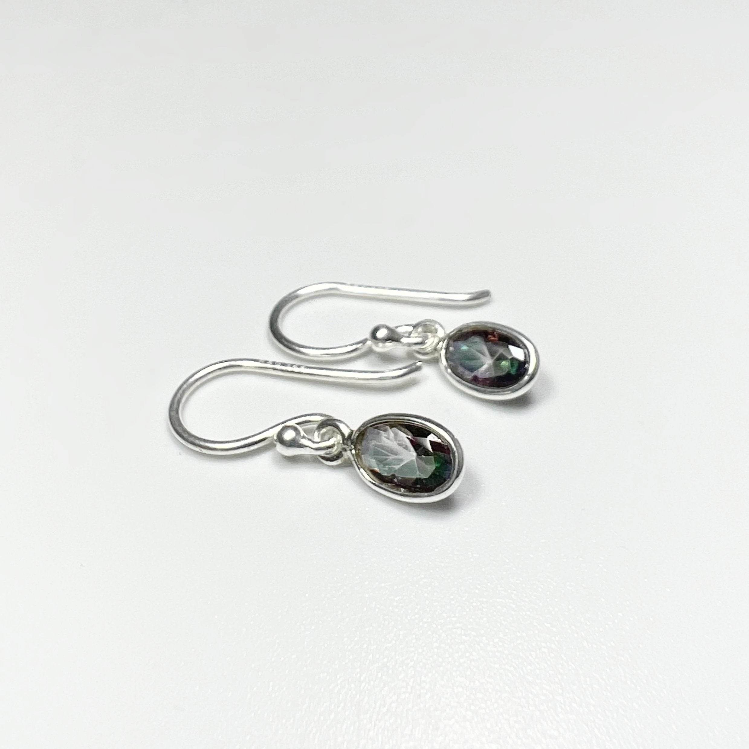 Mystic Topaz Dangle Earrings - Rocks and Gems Canada