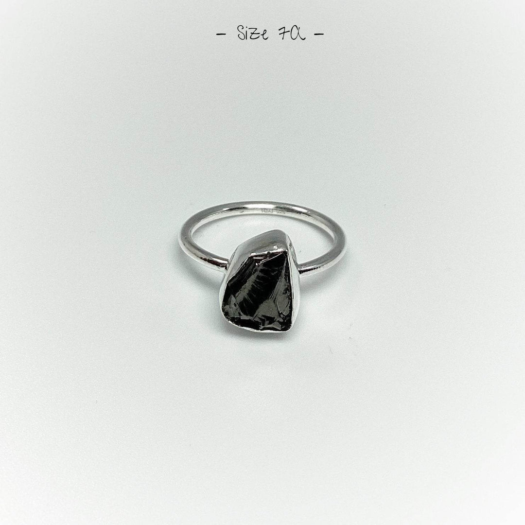 Raw Elite Shungite Ring - Rocks and Gems Canada