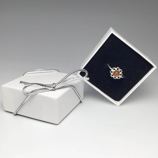 Cognac Amber Ring - Small Sizes - Rocks and Gems Canada