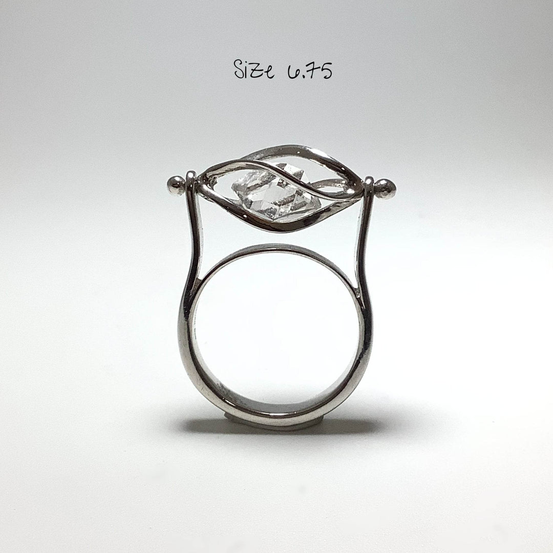 Herkimer Diamond Ring - Rocks and Gems Canada