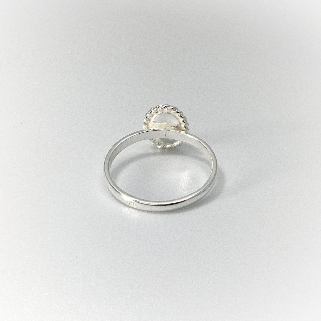 Green Amber Ring - Rocks and Gems Canada