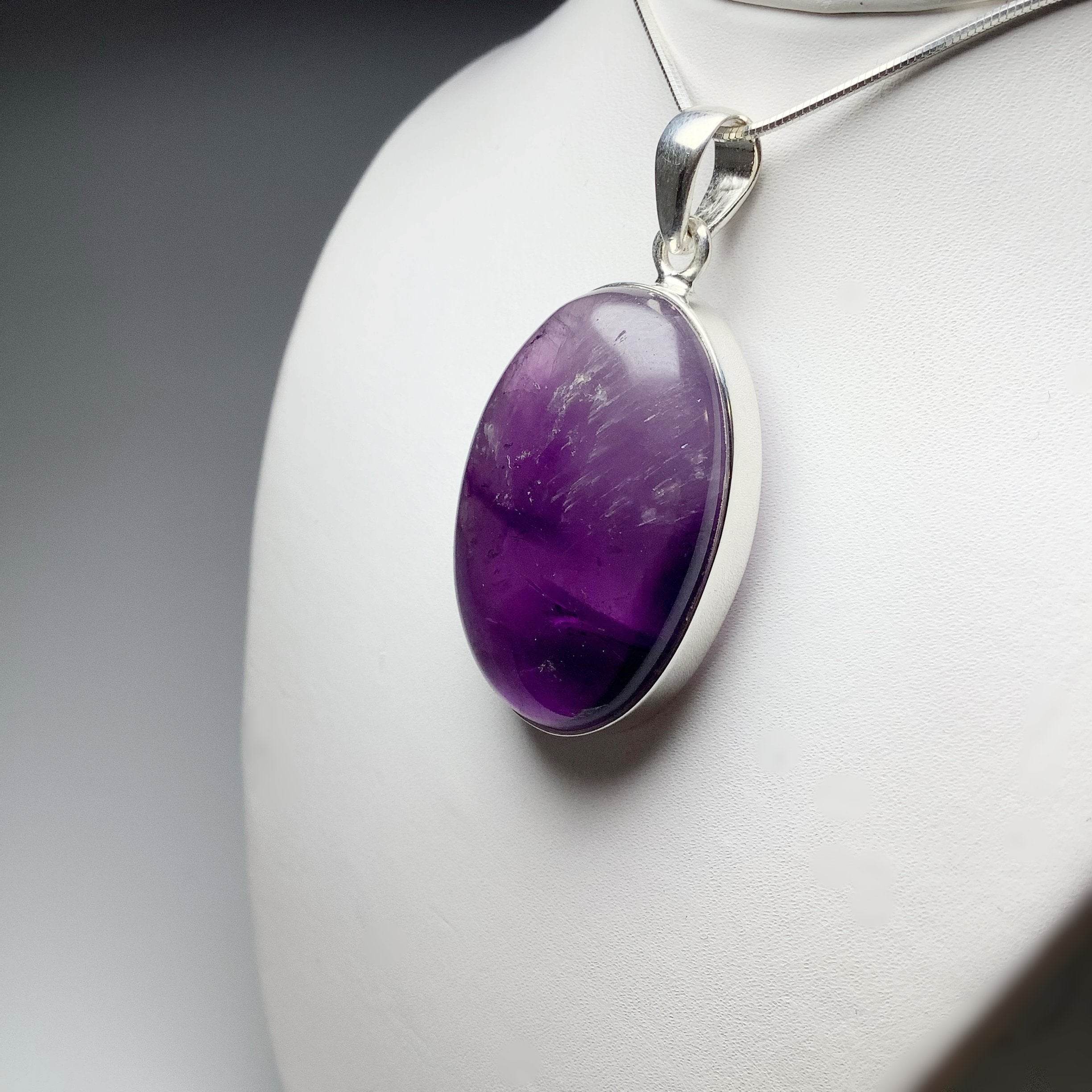 Trapiche Amethyst Pendant - Rocks and Gems Canada