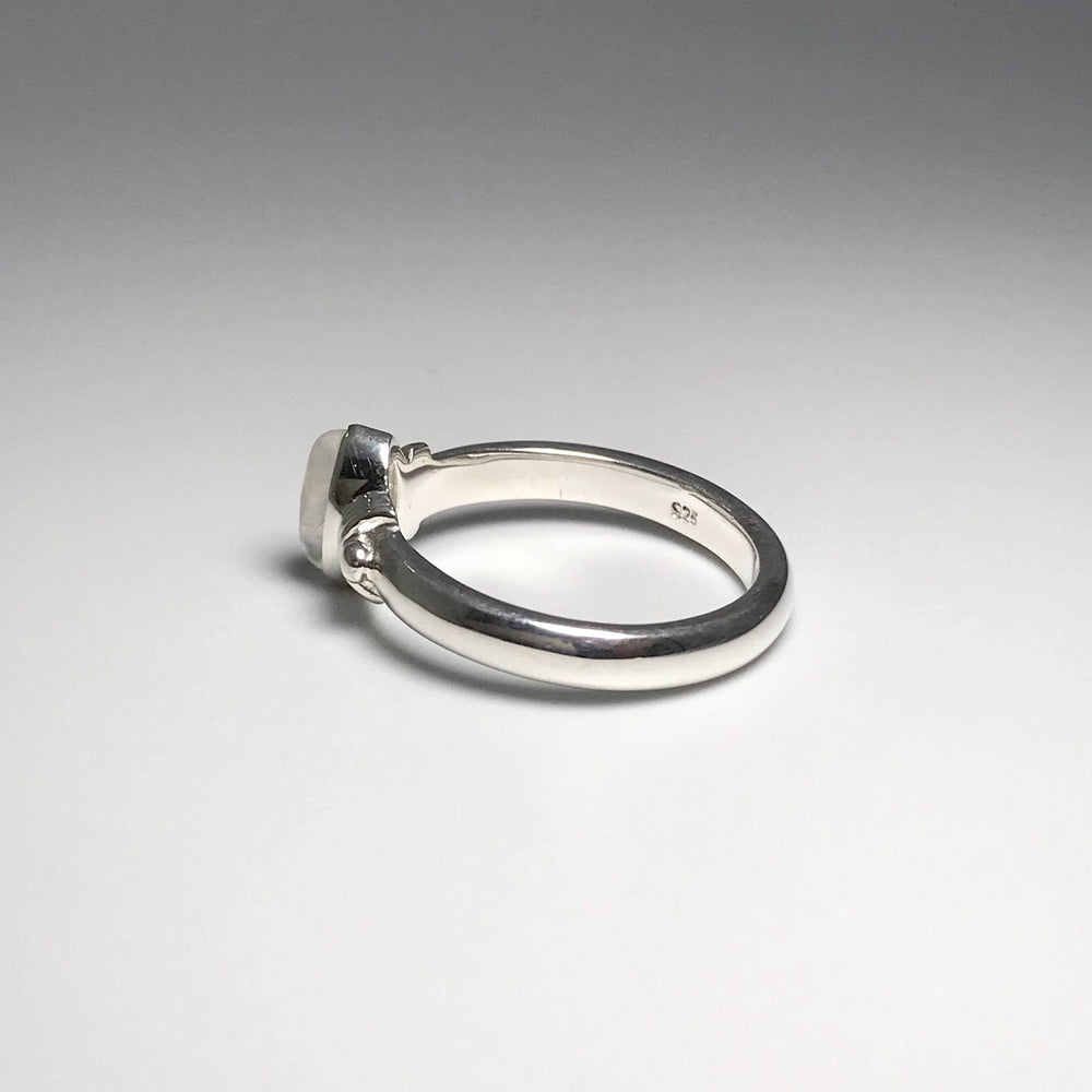 Rainbow Moonstone Ring - Rocks and Gems Canada