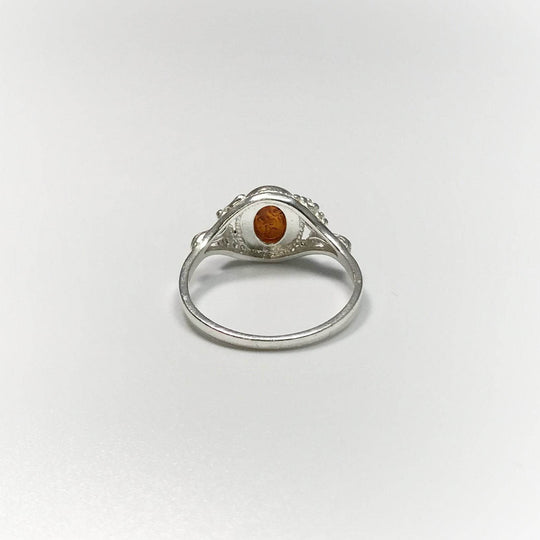 Cognac Amber Ring - Rocks and Gems Canada