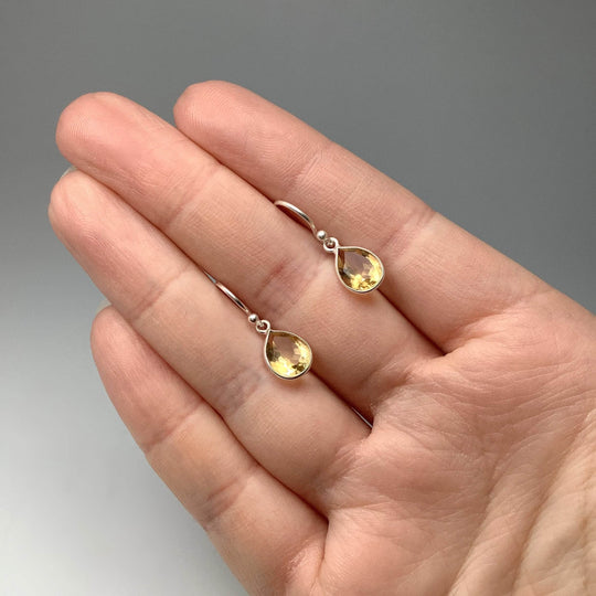 Citrine Dangle Earrings - Rocks and Gems Canada