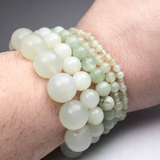 New Jade Beaded Bracelet - Rocks and Gems Canada