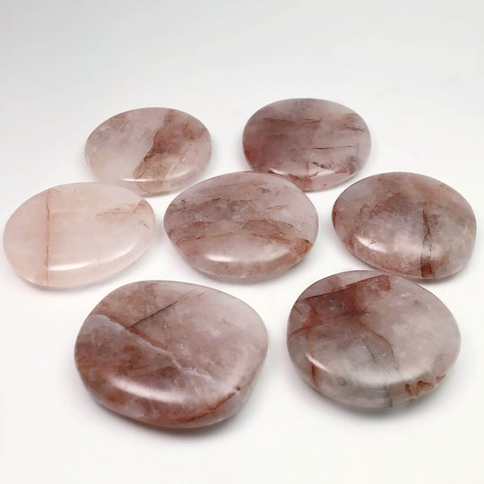Pale Hematoid Quartz Touch Stone - Rocks and Gems Canada