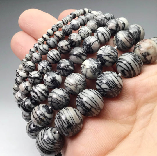 Web Jasper Beaded Bracelet - Rocks and Gems Canada