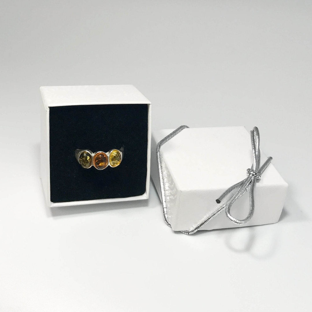 Mixed Amber Ring - Rocks and Gems Canada