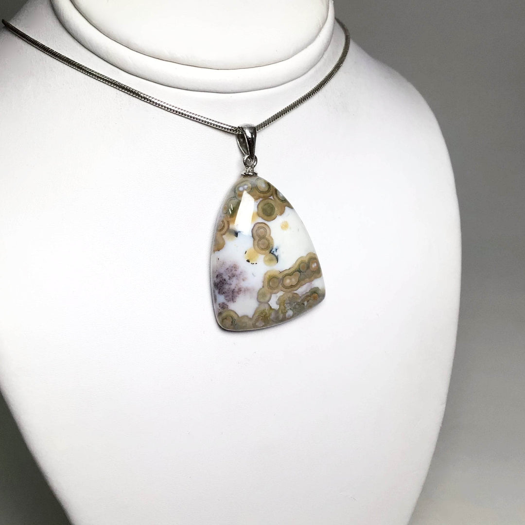 Ocean Jasper Pendant - Rocks and Gems Canada