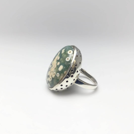 Ocean Jasper Ring - Rocks and Gems Canada
