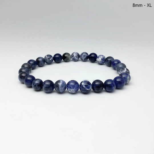Sodalite Beaded Bracelet - Rocks and Gems Canada